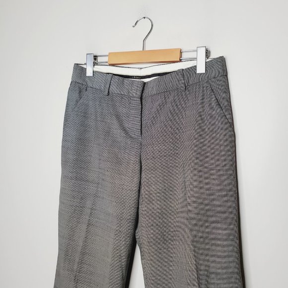 THEORY Heather Grey Wide Leg Trousers - Picture 4 of 13